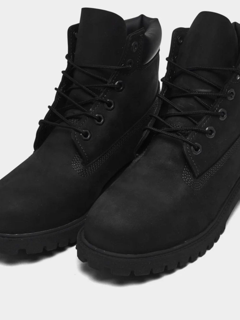 Timberland Juniors' 6-Inch Premium Lace Up Waterproof Boot / Black